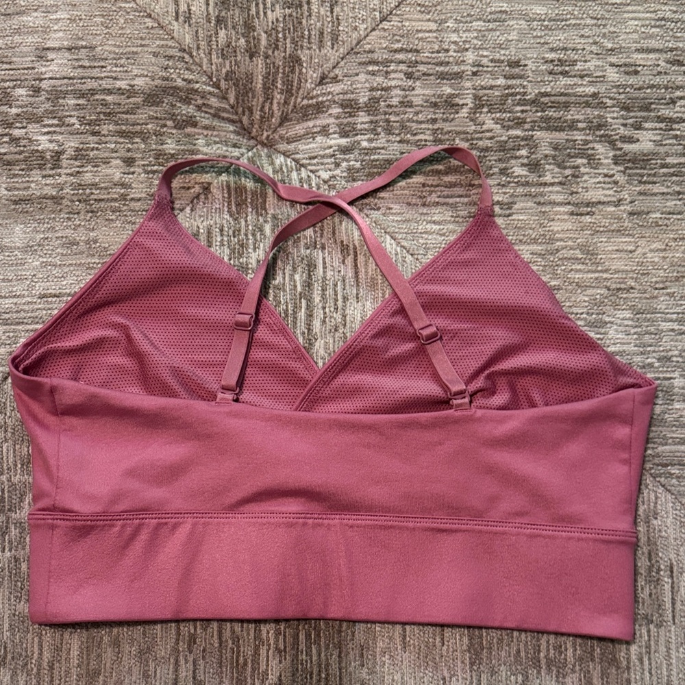 Nike Women's Mauve Sports Bra L - Picture 2 of 3